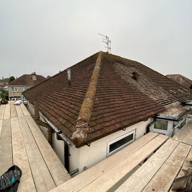Old roof